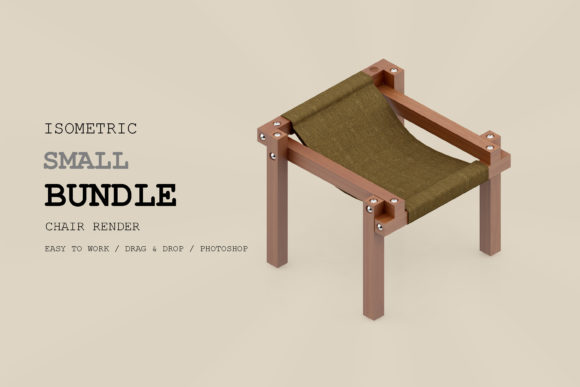 Isometric Chair 3D Render Pack 101