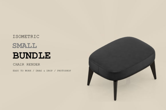 Isometric Chair 3D Render Pack 207