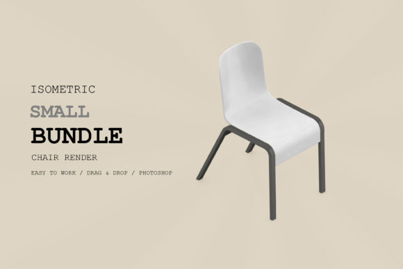 Isometric Chair 3D Render Pack 47