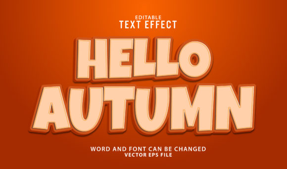 Mastering Seasonal Engagement with the Hello Autumn 3d Editable Text Effect