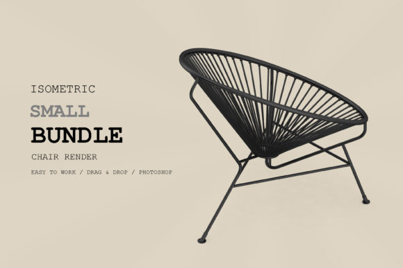 Mastering Spatial Design with Isometric Chair 3D Render Pack 179
