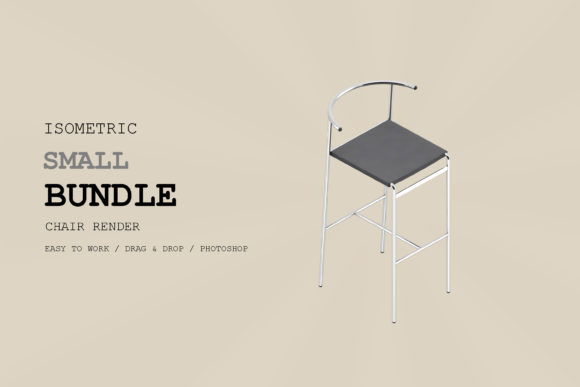 Transforming Visual Communication with Isometric Chair 3D Render Pack 63