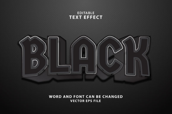 Unlocking Creative Potential with the Black 3d Editable Text Effect